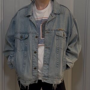 Light Blue Oversized Denim jacket